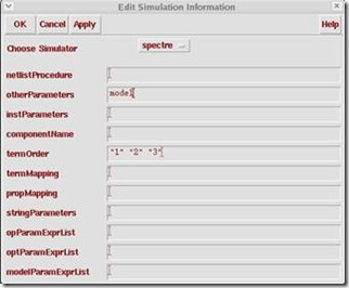Simulation Infomation 菜单
